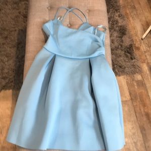 scuba cami prom mini dress